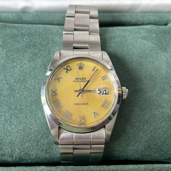 Rolex Oyster Date Precision Watch Vintage with original box - Picture 7 of 14